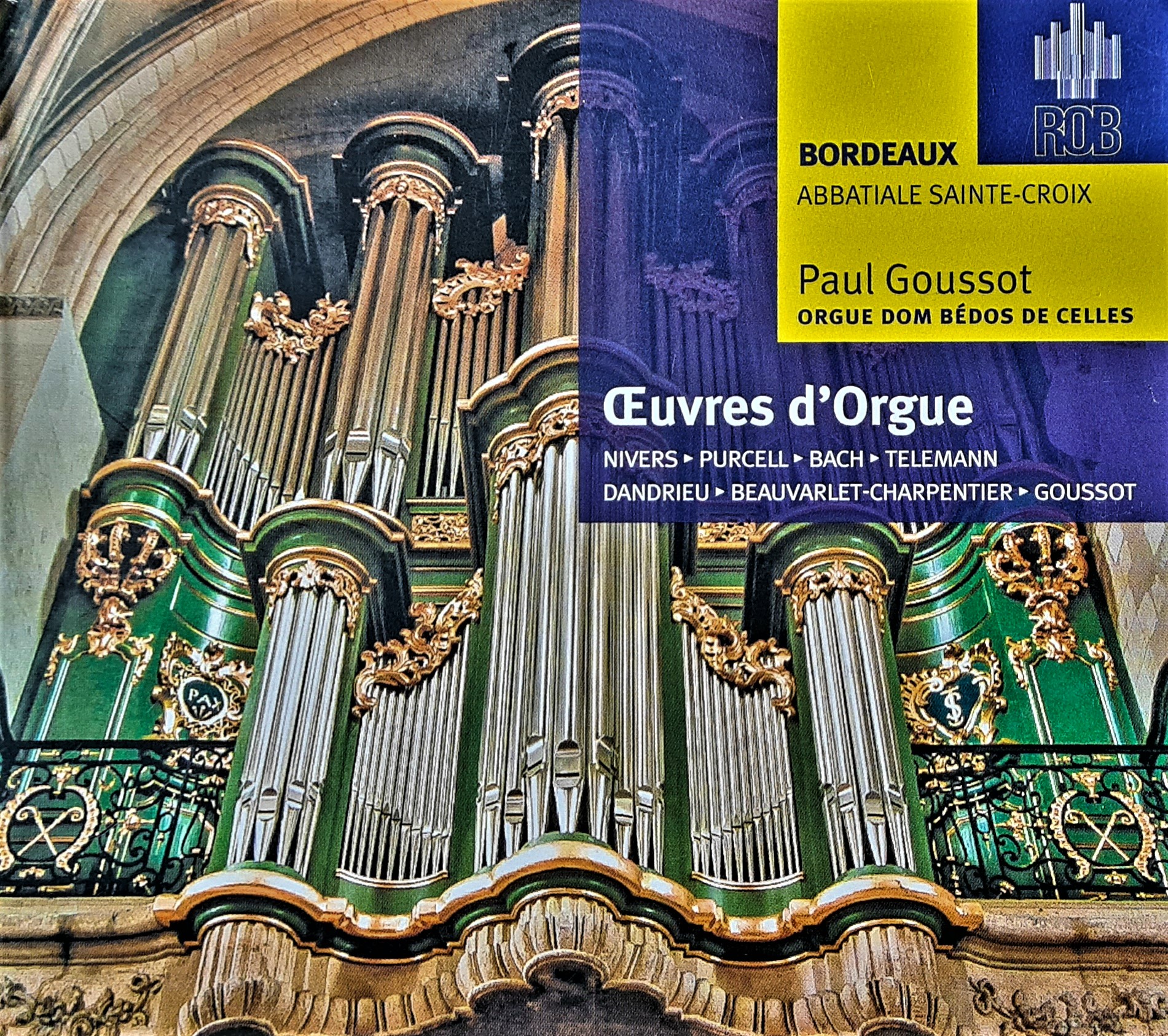 Les registrations de DOM-BEDOS - Orgue en France